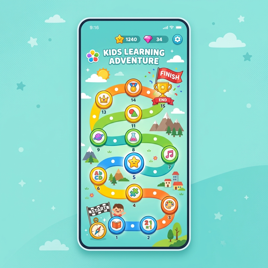 Bé An Toàn Số Mobile App Mockup
